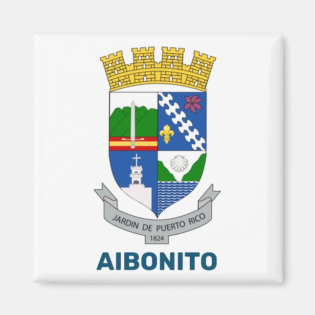 Coat of Arms - Aibonito, Puerto Rico Magnet (Front)