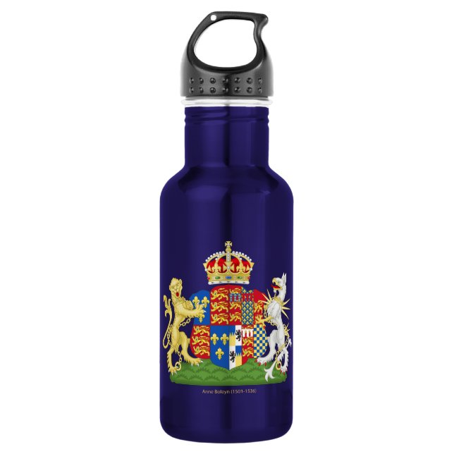 Coat of Arms Anne Boleyn 532 Ml Water Bottle (Front)