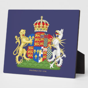 Coat of Arms Anne Boleyn Plaque