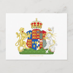 Coat of Arms Anne Boleyn Postcard