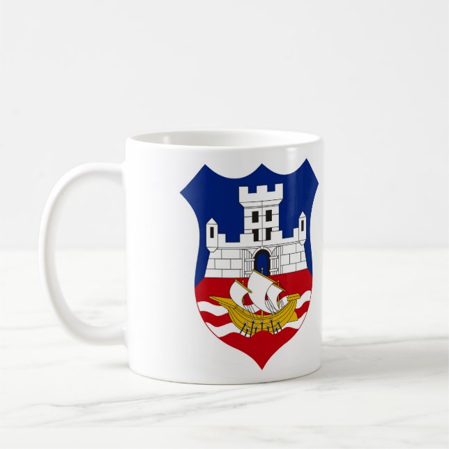 Coat Of Arms Belgrade Coffee Mug (Left)