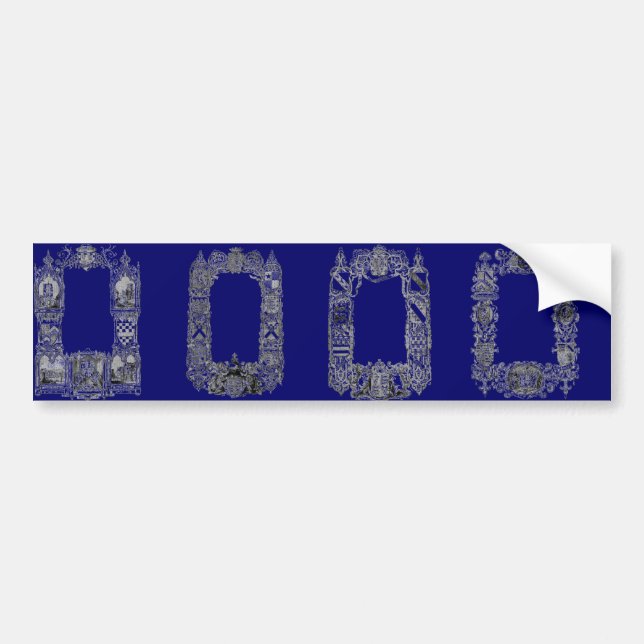 Coat-of-Arms Bumper Sticker (Front)