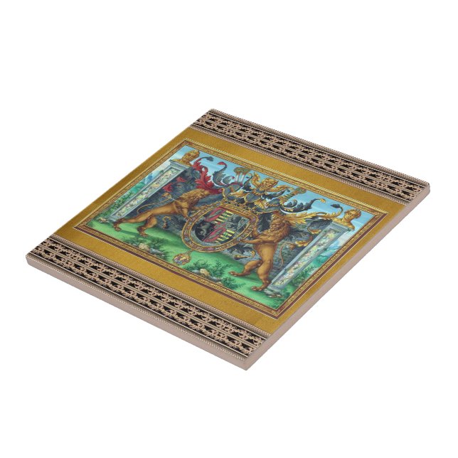 Coat of Arms Ceramic Tile (Side)