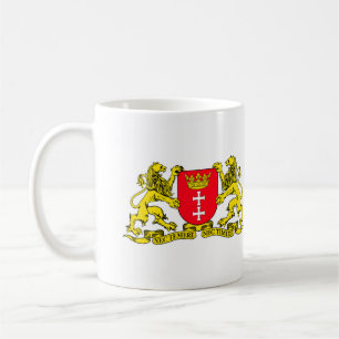 Coat Of Arms Crest Helmet Plate Coffee Mug