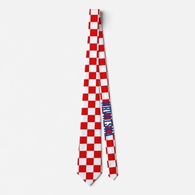 Coat of Arms - Croatian pattern Tie (Front)