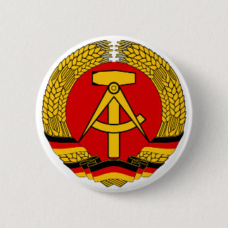 Coat of arms East Germany Official Heraldry Symbol 6 Cm Round Badge