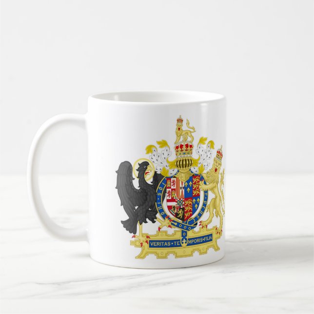Coat Of Arms England Coffee Mug (Left)