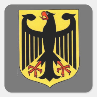Coat of Arms for Germany Square Sticker