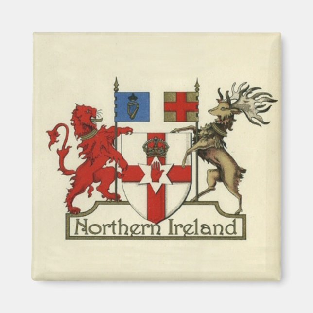 Coat-Of-Arms for Northern Ireland Magnet (Front)