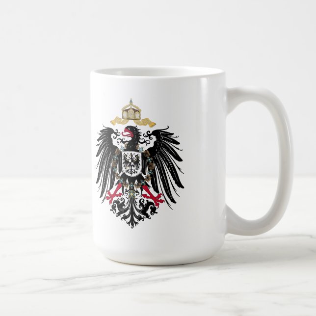 Coat of Arms German Reich 1889 Reichsadler Coffee Mug (Right)