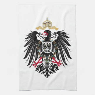 Coat of Arms German Reich 1889 Reichsadler Tea Towel
