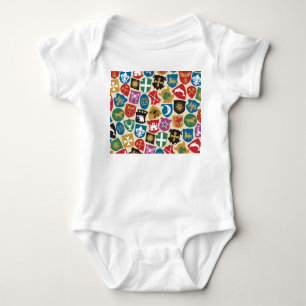 Coat of Arms: Heraldic Background. Baby Bodysuit