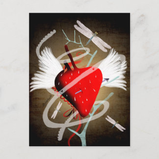 Coat of arms heraldic love hope dreams Postcard