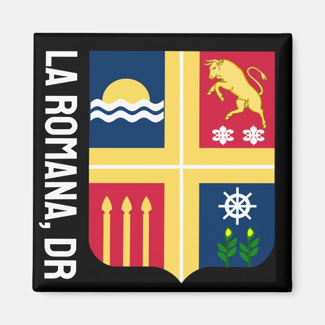 Coat of arms - La Romana, Dominican Republic Magnet (Front)