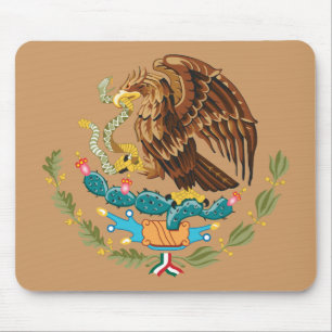 Coat of Arms Mexico Mouse Mat