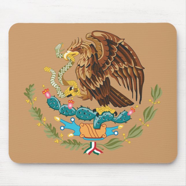 Coat of Arms Mexico Mouse Mat (Front)
