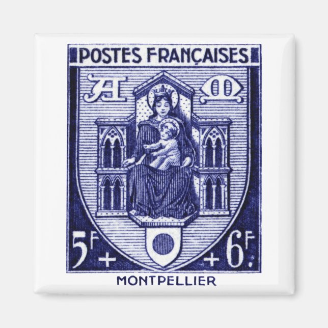 Coat of Arms, Montpellier France Magnet (Front)