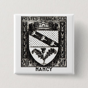 Coat of Arms, Nancy France 15 Cm Square Badge