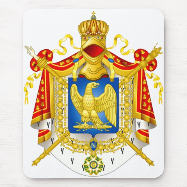 Coat of arms Napoleon  Mousepad (Front)