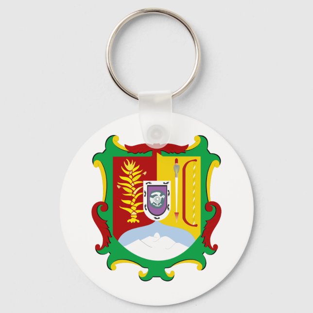 Coat of arms Nayarit Official Mexico Heraldry Logo Key Ring (Front)