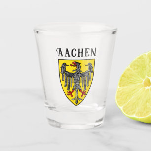 Coat of Arms of Aachen, Germany Shot Glass