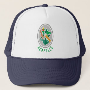 Coat of Arms of Acapulco, Mexico Trucker Hat