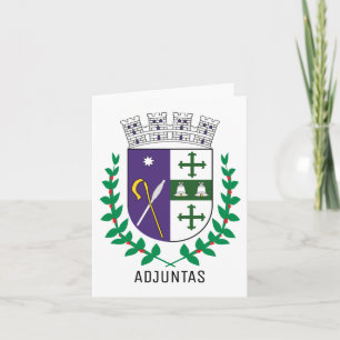 Coat of Arms of Adjuntas, Puerto Rico Note Card