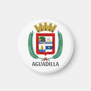 Coat of Arms of Aguadilla, Puerto Rico Magnet