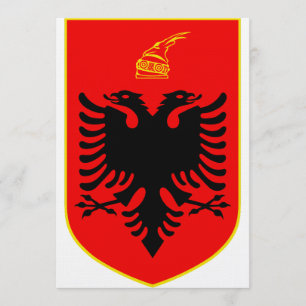 Coat of arms of Albania Invitation