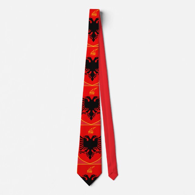 Coat of arms of Albania Tie (Front)