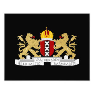 Coat of arms of Amsterdam Photo Print