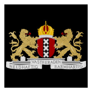 Coat of arms of Amsterdam Poster