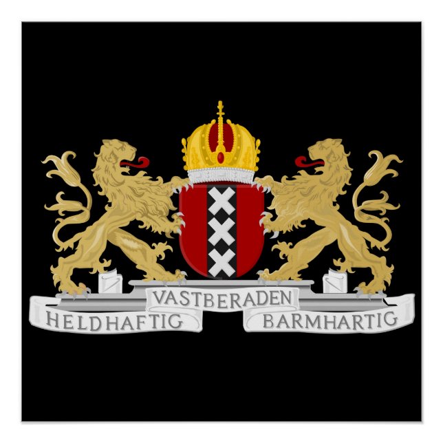 Coat of arms of Amsterdam Poster (Front)