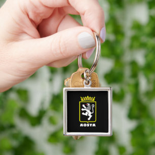 Coat of Arms of Aosta Valley (Italy) Key Ring