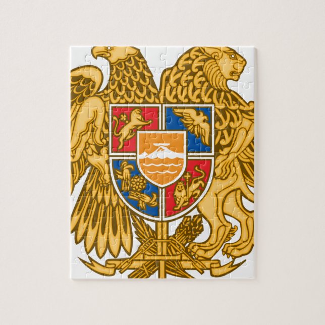 Coat of arms of Armenia - Armenian Emblem Jigsaw Puzzle (Vertical)