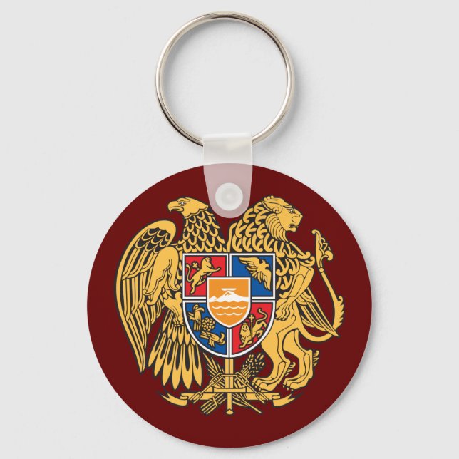 Coat of Arms of Armenia Key Ring (Front)