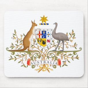 Coat of Arms of Australia Mouse Mat