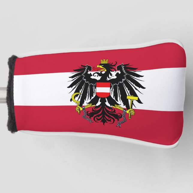 Coat of Arms of Austria Golf Head Cover (Front)