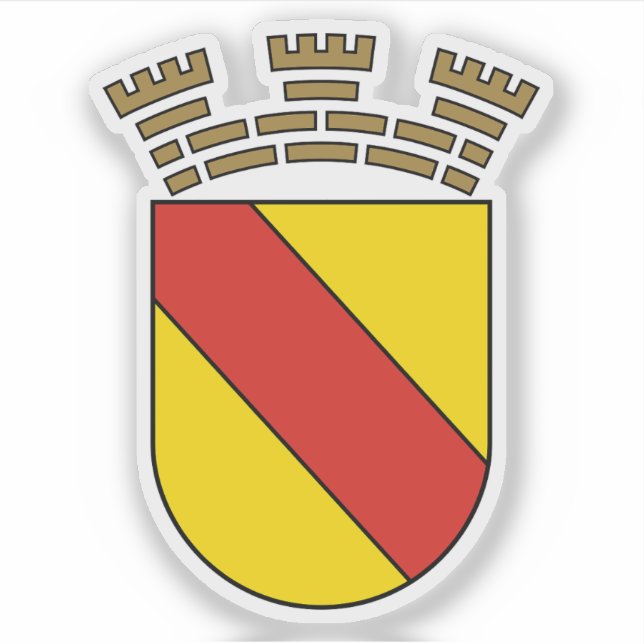 Coat of arms of Baden-Baden, Germany (Front)