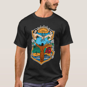 Coat of Arms of Baja California Mexico Official T-Shirt