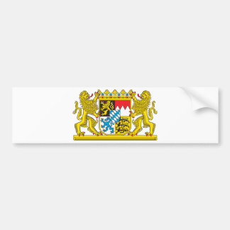 Coat of Arms of Bavaria Official Germany Symbol Bumper Sticker
