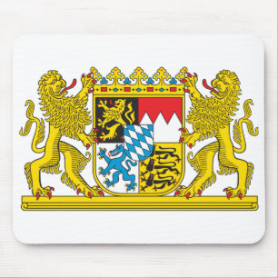 Coat of Arms of Bavaria Official Germany Symbol Mouse Mat