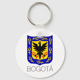 Coat of Arms of Bogotá, Colombia Key Ring