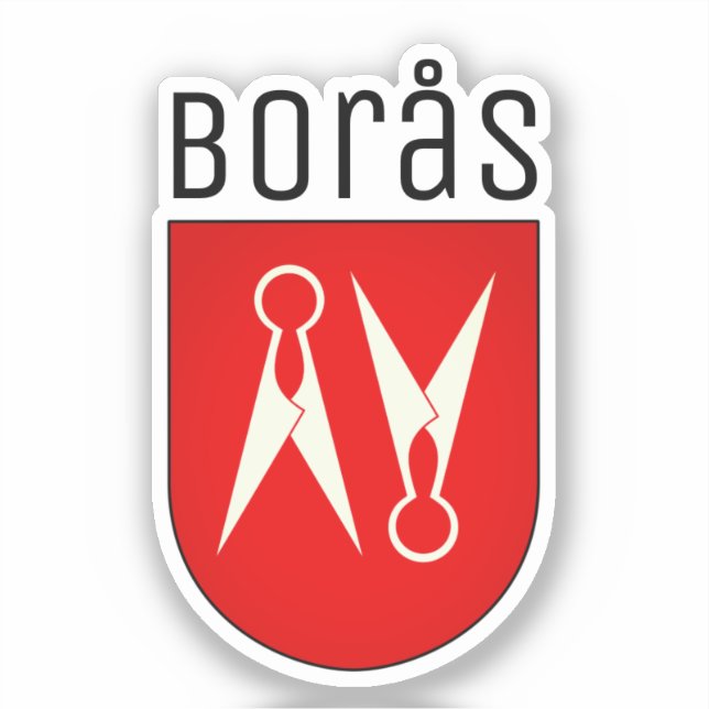 Coat of Arms of Borås, Sweden (Front)