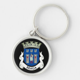 Coat of Arms of Braga, Portugal Key Ring
