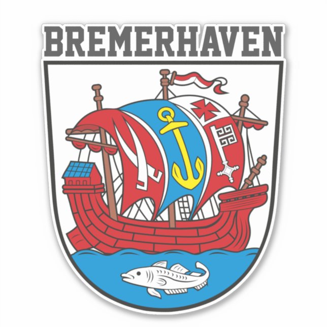 Coat of Arms of Bremerhaven, Germany (Front)