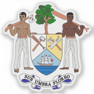 Coat of arms of British Honduras-Belise, 1967-1981