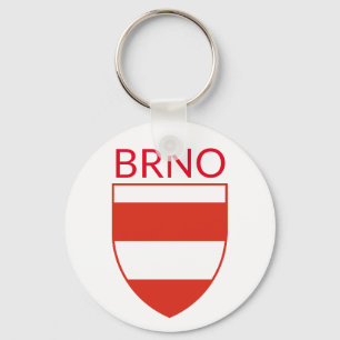 Coat of Arms of Brno - CZECHIA Key Ring