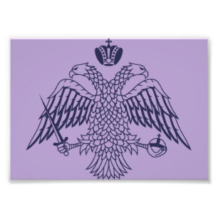 Coat of arms of Byzantine Photo Print