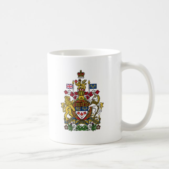 Coat of Arms of Canada Coffee Mug (Right)